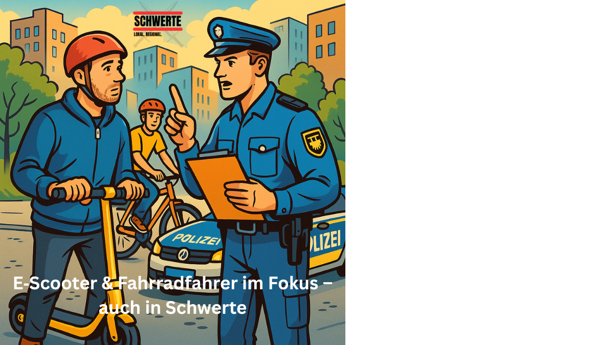 E‑Scooter & Fahrradfahrer im Fokus – auch in Schwerte